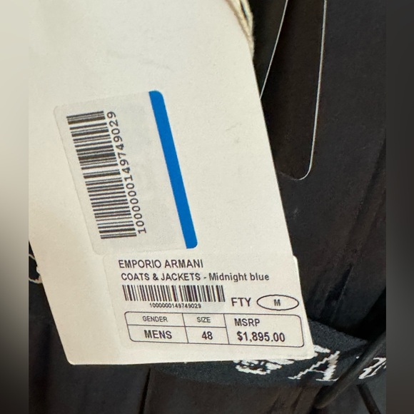 Authentic MENS Emporio Armani trench rain jacket & Belt Sz IT 48 Retail $1895 - Picture 2 of 13